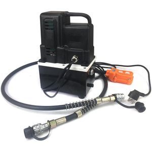 Elektrische Hydraulische Pomp – Hydrauliek Pomp – Drukpomp – Draagbare Pomp – Stalen Constructie – 3 Liter Oliecapaciteit – 70 MPa Druk - 220V - Zwart