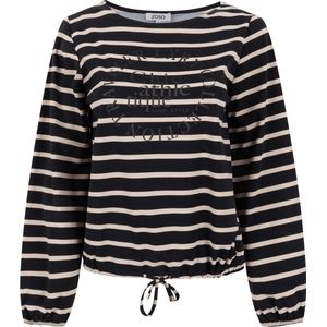 Zoso T-shirt Lenny 245 0000/1305 Black/greige Dames Maat - S