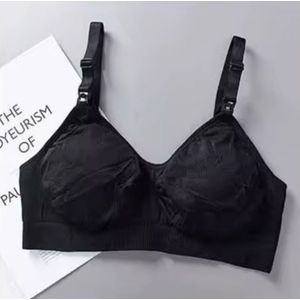 TSD goods - Voedingsbh - BH voor borstvoeding - Zwangerschapsbh - BH voor zwangere vrouwen - Maternity - Verstelbaar - Zwart - Maat M