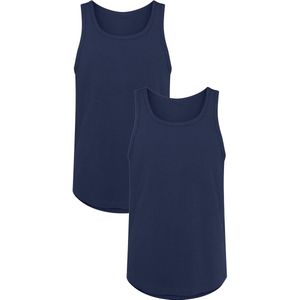 SLOGGI - Onderhemd - Donkerblauw - 2 Pack - Mouwloos