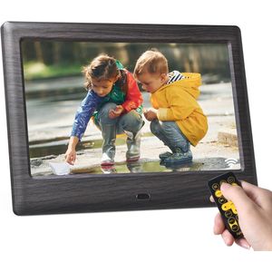 Digitale Fotolijst 7 inch met IPS-scherm en Afstandsbediening - Foto, Muziek, Video Speler en Kalender