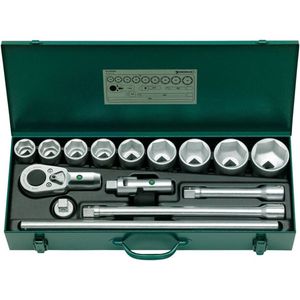 Stahlwille - Dopsleutelset - 15-delig - 3/4 Inch - Chroom-legering-staal