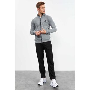 La Pèra Trainingspak Tracksuit Heren - Grijs Vrijetijdspak - Joggingpak - Huispak - Home Wear – Trainingspak met rits Heren �– Maat S