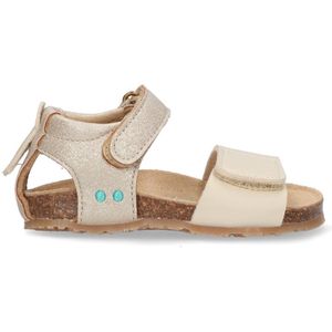 BunniesJR 225401-794 Meisjes Platte Sandalen - Goud - Imitatieleer - Klittenband