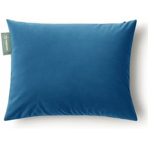 Myheate® Warmtekussen - Fluweel - Warmte Kussen Oplaadbaar - Elektrisch - Draadloos - Oplaadbaar - Infrarood - Incl. Powerbank - Voor Binnen en Buiten - Fluweel / Blauw - 60x45cm