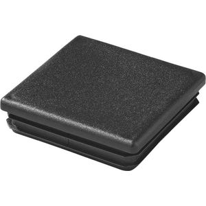 ProPlus Vierkante insteekdop - 60 x 60 mm - zwart - PE materiaal - soepele kwaliteit