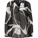 comma - Blouse - Chiffon - Met Allover Print