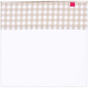 Briljant Baby Ledikant Laken Abby - Taupe - 100x150 cm