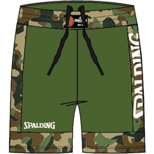 Spalding Reversible Short Heren - Camouflage / Khaki | Maat: L