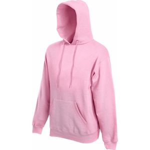 Fruit of the Loom - Classic Hoodie - Poeder Roze - XL