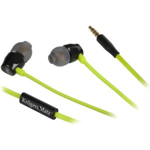 Krüger&Matz KMD10G - Eigentijdse siliconen in-ear dopjes - groen