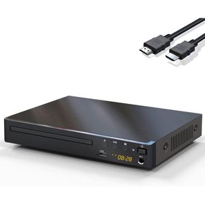 DVD Speler met HDMI - Blu Ray Spelers - Externe DVVD Speler - Zwart