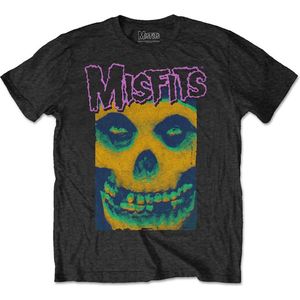 Misfits - Warhol Fiend Heren T-shirt - S - Zwart