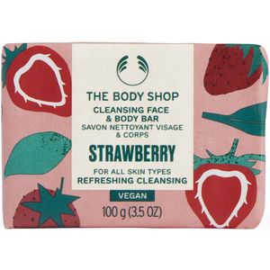 Strawberry Cleansing Face & Body Bar - Tuhé Mýdlo Na Obličej + Tělo