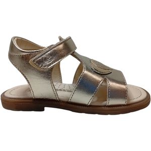 Falcotto - Puppet - Mt 22 - velcro bling bling hartjes lederen sandalen - goud