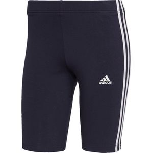 adidas Sportswear Essentials 3-Stripes Fietsshort - Dames - Blauw- L