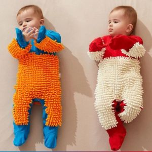 Baby dweil pakje - Babydweil - Onesie - Kraam cadeau - Baby cadeau - Kado - 6-12 maanden - Rood/wit