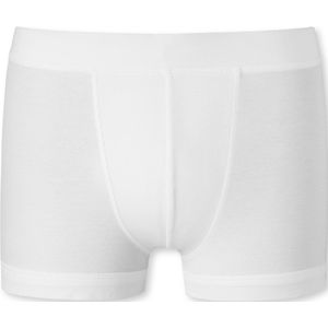 SCHIESSER Retro Rib boxer (1-pack) - heren short dubbelrib biologisch katoen wit - Maat: S