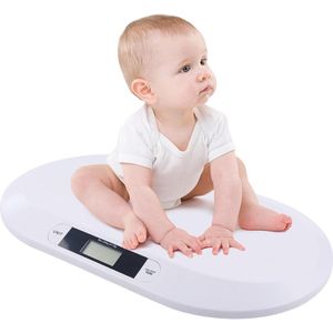 Digitale babyweegschaal met LCD-display en multifunctionele functies, tot 20 kg