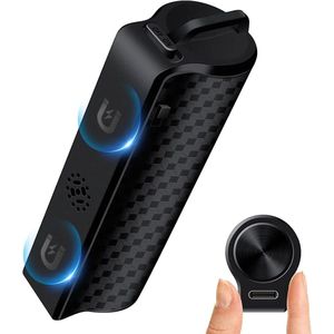 Magnetische spraakrecorder - audio-opnameapparaat met drievoudige ruisonderdrukking. Digitale spraakgestuurde recorder met afspelen, 750 uur opslag en 600 uur batterijtijd voor klasse (64GB zwart)