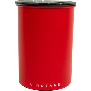 Airscape - Planetary Design - Koffiebonen - Voorraadbussen - Koffie - 500 gram - mat rood