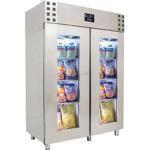 Professionele Horeca koelkast | RVS | Glasdeur | Mono Block | 1400 liter | Combisteel | 7489.5025 | Horeca