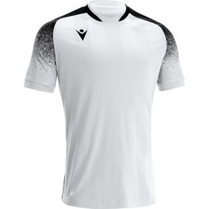 Macron Alioth Shirt Korte Mouw Heren - Wit / Zwart | Maat: XL