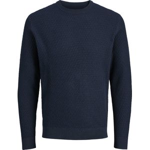 Jack & Jones - JPRBLAREAGAN KNIT CREW NECK - Gebreide Trui - Dark Navy