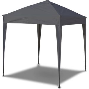 Paviljoen 3x3 WATERDICHT, vouwpaviljoen, waterdicht, partytent, snelle opbouw tuinpaviljoen, pop-up tent, zonwering stalen frame (grijs, 3x3 m zonder zijpanelen)