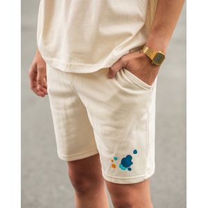 Annova Streetwear Short – Organic – Unisex – Beige – Maat S