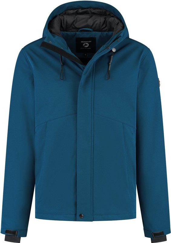Travelin - Krist - Softshell Winterjas - Gevoerd - Blauw