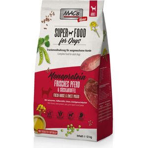 MAC's Superfood Hondenvoer Droogvoer - Hondenbrokken Mono Paard - 12kg