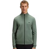 BOSS - Gebreid Vest - Regular Fit - Stretchmateriaal - Gestructureerde Voorkant