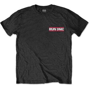 Run DMC - Rap Invasion Heren T-shirt - S - Zwart