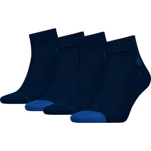SOKKEN 4 PACK Scotch & Soda kwartsokken voor heren in een verpakking van 4