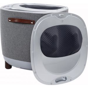 Taurus - Wellness Voet Massage Kruk - Textiel - Met Afneembare Deksel