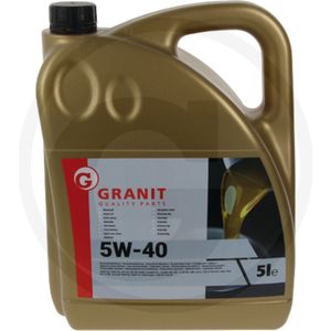 GRANIT Motorolie - Motorolie SAE 5W-40 - 5L