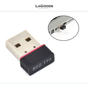 LaGoods Wifi Adapter USB - Wifi Dongle - 300Mbps - Zwart