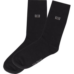 Hilla Collections - Bamboo Socks - 46/47 - Black