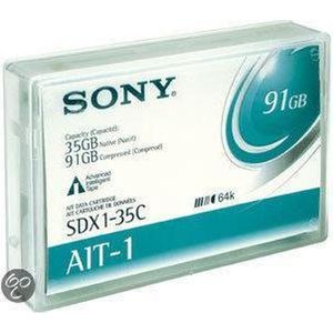 Sony SDX 1-35C - AIT 1 - 35 GB / 91 GB - for AIT e200/S, e390/S, i100STS, i200STS, i390/S, Turbo e100S  AIT Library LIB 81/A2