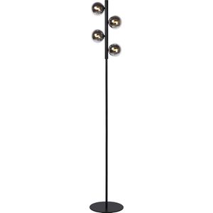 Lucide TYCHO - Vloerlamp - 4xG9 - Zwart