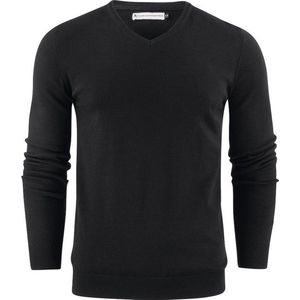 James Harvest SWEATER ASHLAND V-NECK 2112507 - Zwart