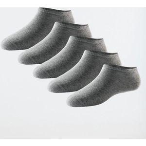 Schiesser Enkelsokken - 5 Pack 210 Grey - maat Schoenmaat 43/Schoenmaat 44/Schoenmaat 45/Schoenmaat 46 (43-46) - Heren Volwassenen - Katoen/Polyamide- 179825-210-43-46