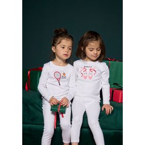 Damart - Thermolactyl T-shirts met zeefdruk voor kinderen - Kinderen - Wit - 10 JAAR