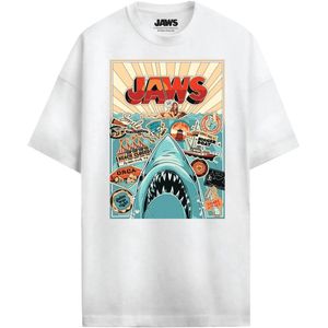 T-shirt Les Dents de la Mer - Vintage Jaws Poster