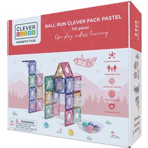 Cleverclixx Ball Run Clever Pack Pastel | 110 Stuks