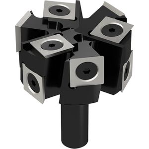 CMT ORANGE TOOLS - CNC Vlakfrees - Ø50,8 x 25 x 63,5 mm - Wisselmessen - S=Ø12