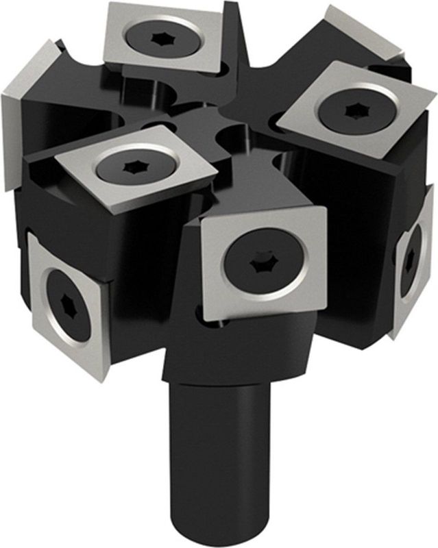 CMT ORANGE TOOLS - CNC Vlakfrees - Ø50,8 x 25 x 63,5 mm - Wisselmessen - S=Ø12