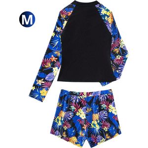 Nivard Rash Guard - Surf Shirt - Zwemkleding - UV Beschermende Kleding - Voor Zwemmen - Surfen - Duiken - Blauw - Maat S