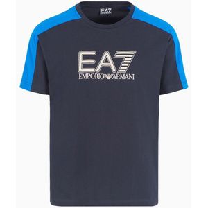 Ea7 Emporio Armani 6dpt03-pjohz T-shirt Met Korte Mouwen Blauw S Man